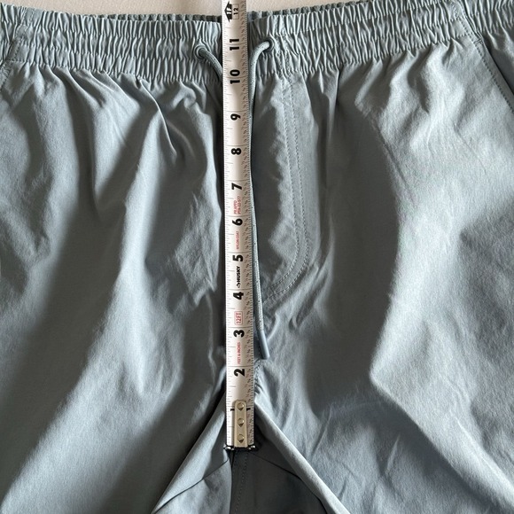 J Crew Tech Dock Shorts Mens M Blue 6" Inseam Drawstring Casual Preppy Golf Blue - Picture 11 of 12